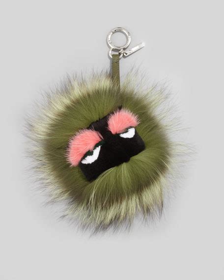 pom pom monster fendi|Fendi Fur Handbag Charms for Women.